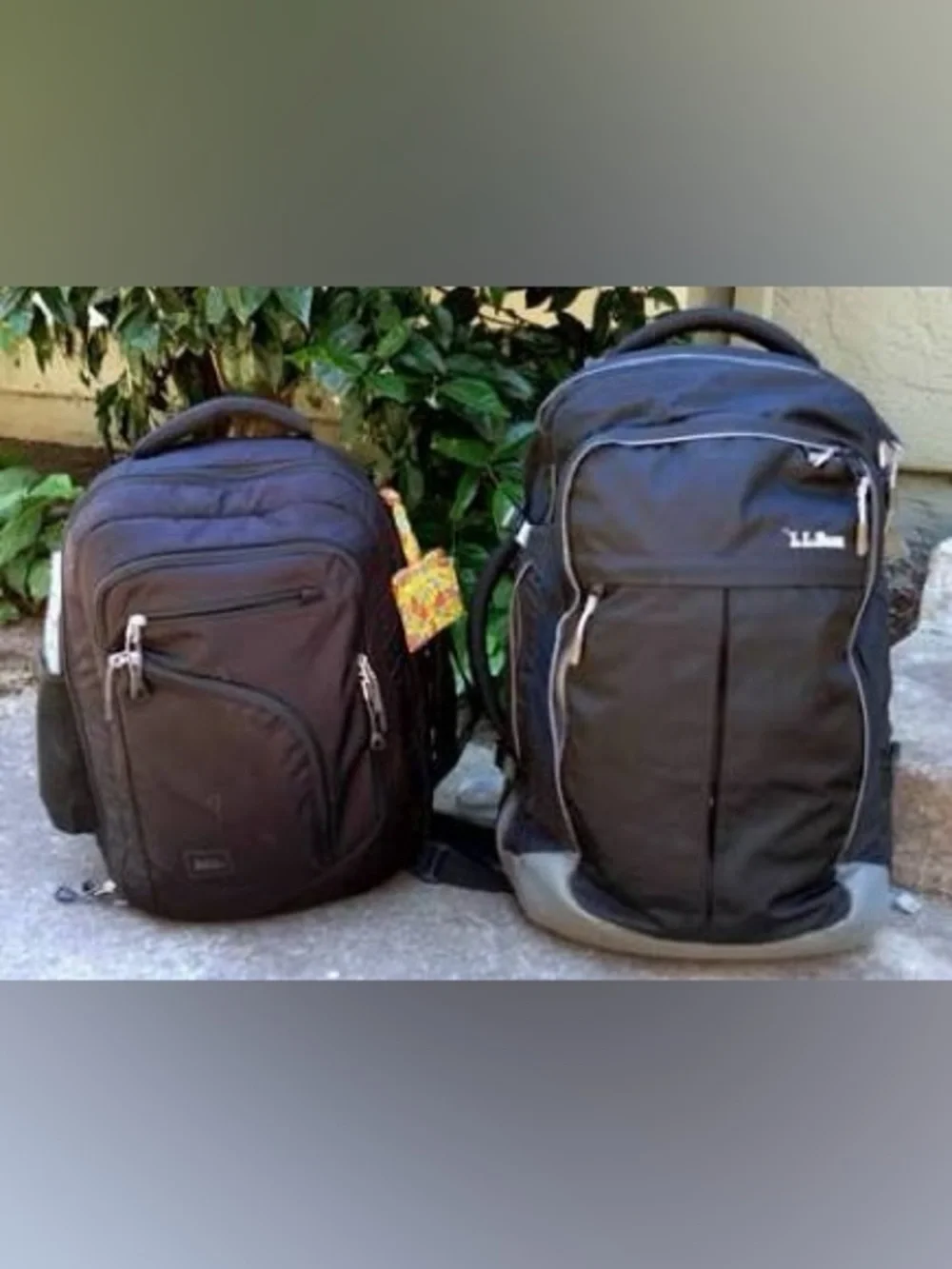 LL Bean Quickload Travel Pack Dark Blue Backpack Duffel Bag Navy Blue